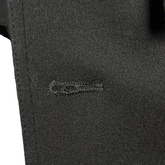 SOIA & KYO Men's Wool Blend Lamskin Leather Gordan Jacket Sz Medium Black - Picture 7 of 10